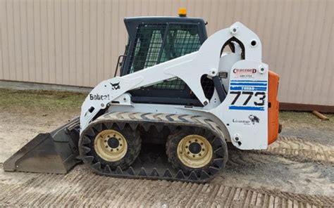 skid steer rubber tracks bobcat 773|bobcat 773g for sale.